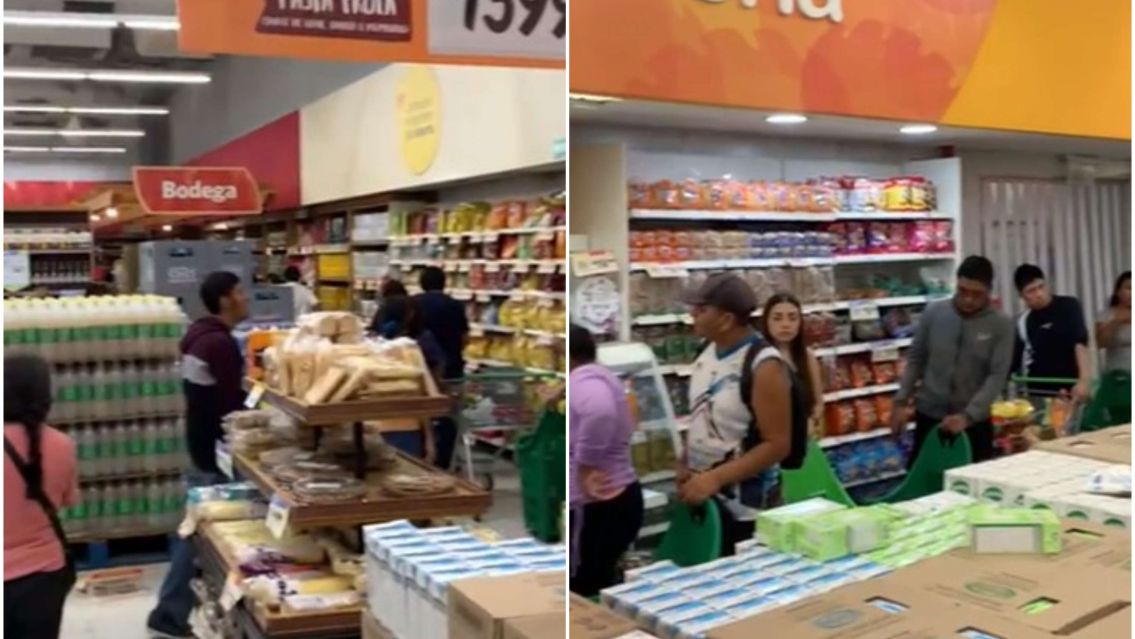 Supermercados repletos en Jujuy durante la previa de Navidad