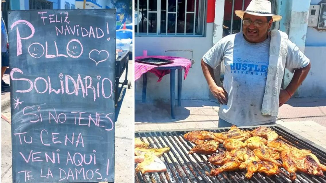 Vecinos de San Pedro de Jujuy entregan comida para quienes no tienen una cena de Navidad