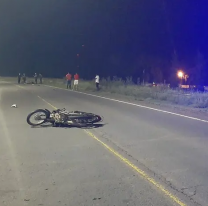 Cerca de la frontera murió un motociclista tras un choque en plena ruta