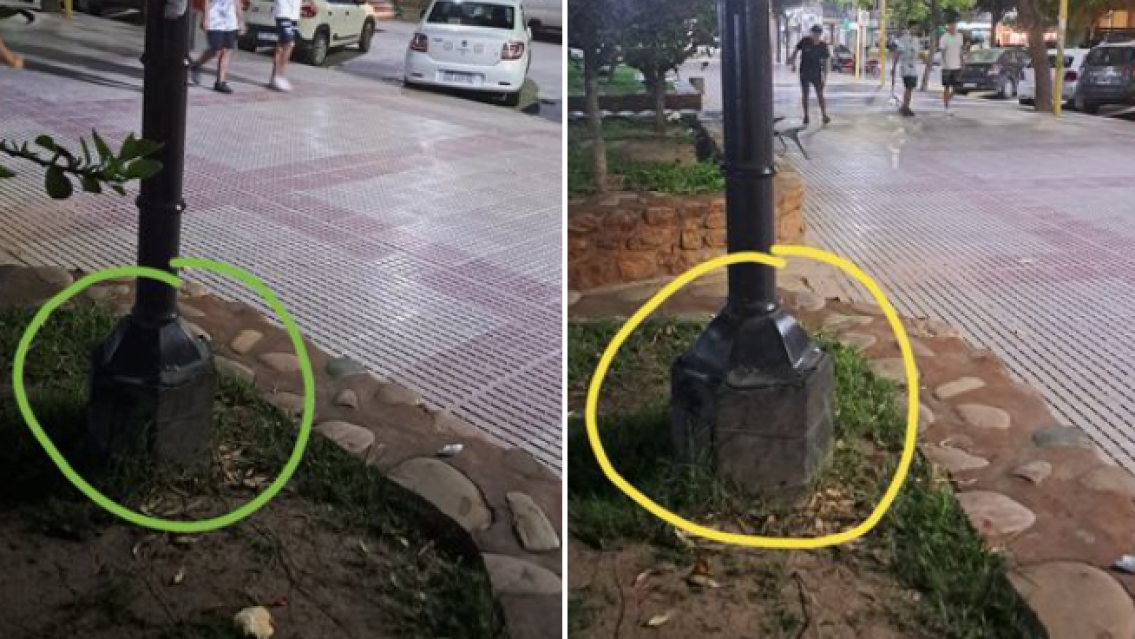 Un poste con electricidad pone en riesgo a los vecinos de San Pedro y la muni no hace nada