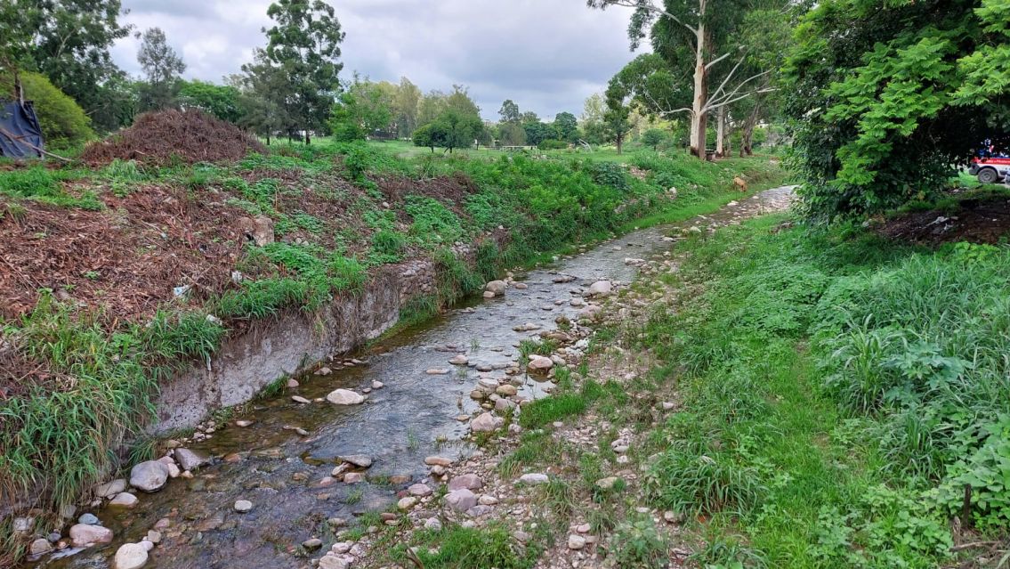 Palpal�: La falta de limpieza del Arroyo Las Martas pone en riesgo a los vecinos