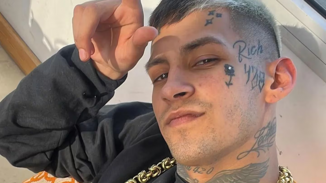 El terrible accidente de L-Gante, quedó herido. "Accidente automovilístico"