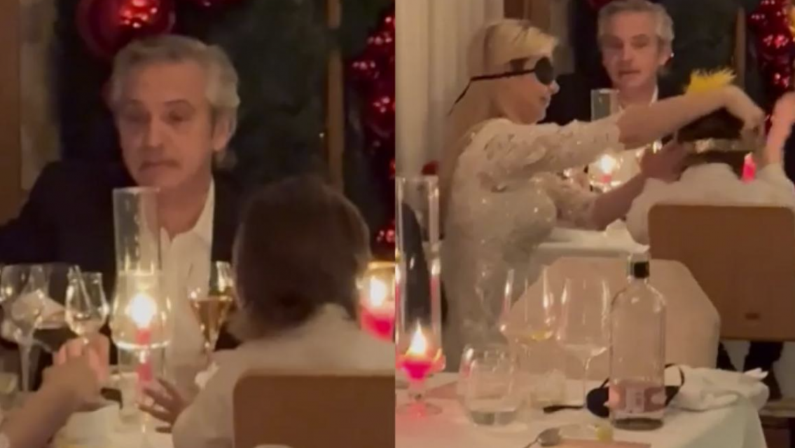 Las pol�micas fotos del A�o Nuevo de Alberto Fern�ndez en Espa�a: "Millonario..."