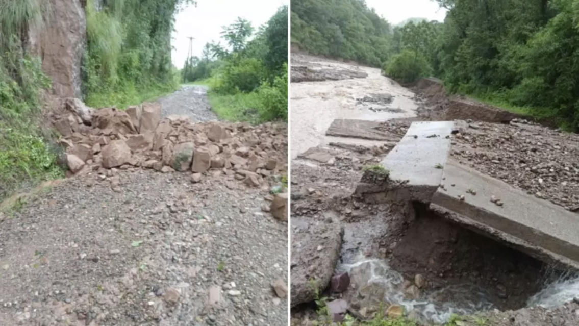 Temporal y crecidas: hay cuatro cortes de ruta en Jujuy