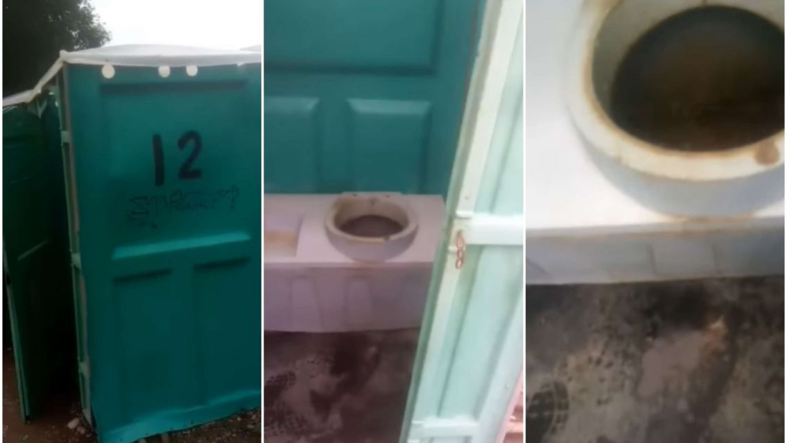 Un verdadero asco: As� son los ba�os p�blicos en San Pedro