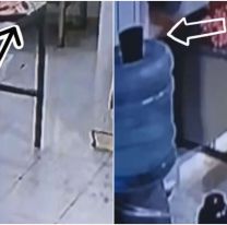 Apareció el fantasma de un nene en una carnicería: Impactante video