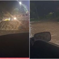 Cientos de jujeños varados en la autopista Savio por el temporal