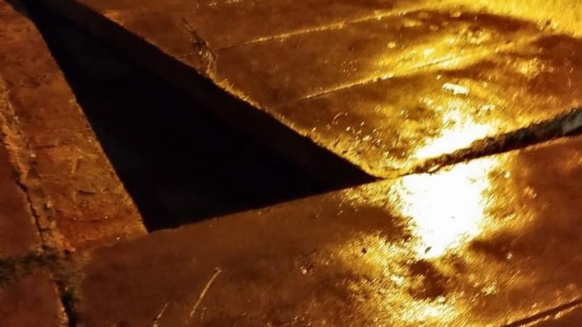 Temporal en Jujuy: Tras las intensas lluvias se hundieron varias calles