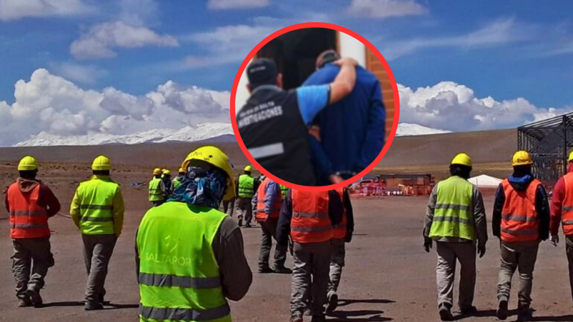 Quería subir a la minera con algo raro y terminó preso