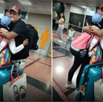 El último romántico: le propuso matrimonio a su novia en pleno aeropuerto