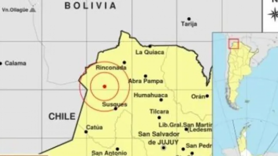 Tres fuertes sismos sacudieron a Jujuy en una misma  ma�ana. Todo pas� en dos horas