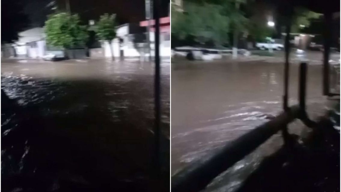 Noche de terror en Jujuy: Desbord� el arroyo que pasa por Barrio Belgrano