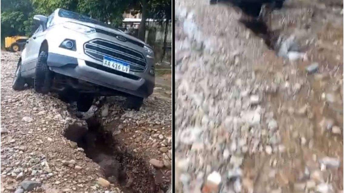 Así quedaron los autos en Bajo La Viña: Todavía no los pueden sacar