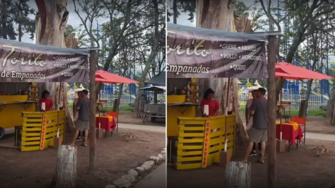 Famoso paró en un carrito de empanadas: "Son las mejores"