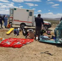 Volcó una camioneta en Abra Pampa: manejaba un niño de 14 años y viajaban 9 pasajeros