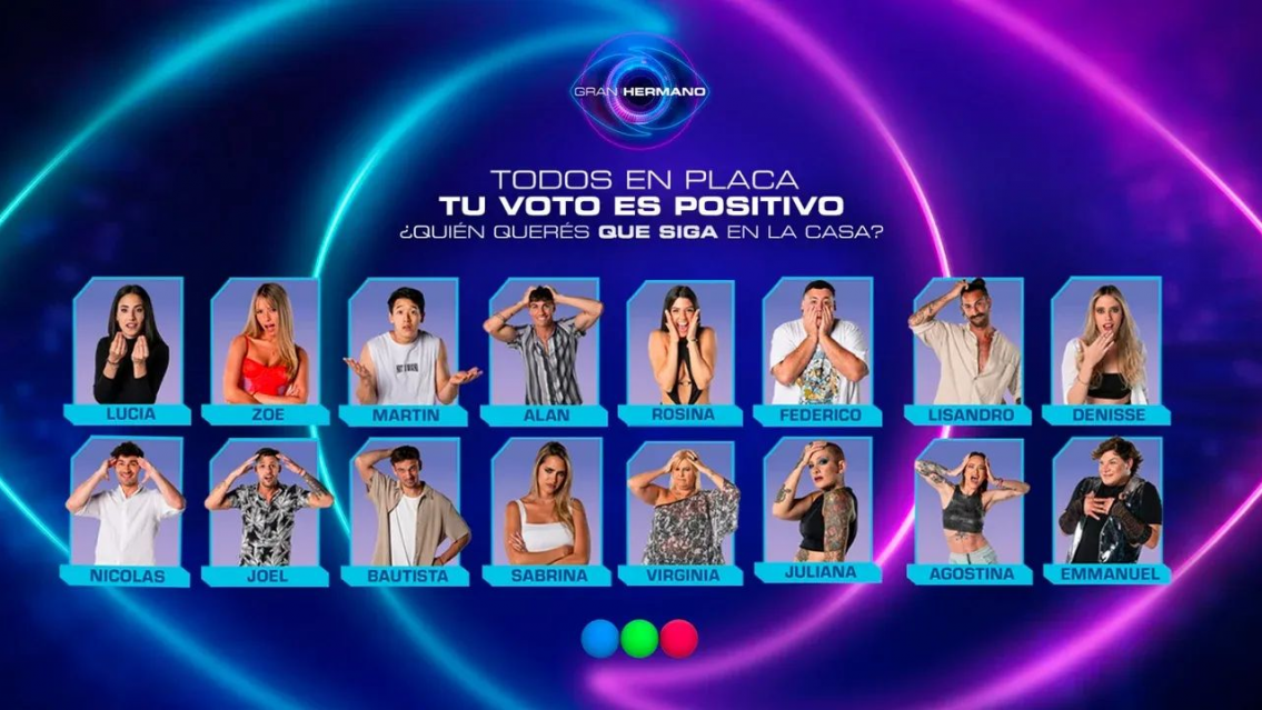 Voto positivo y doble eliminaci�n en Gran Hermano. Todos est�n nominados menos una