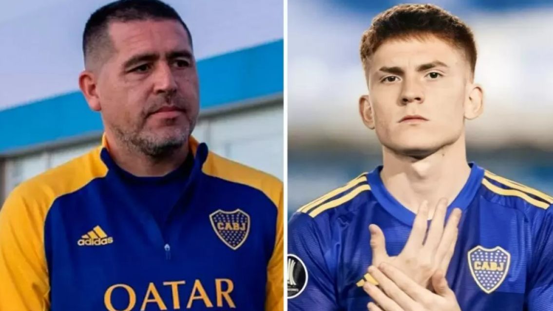 Juan Rom�n Riquelme liquid� a Valent�n Barco por su salida de Boca a Brighton: "Lo que hizo est� muy mal"