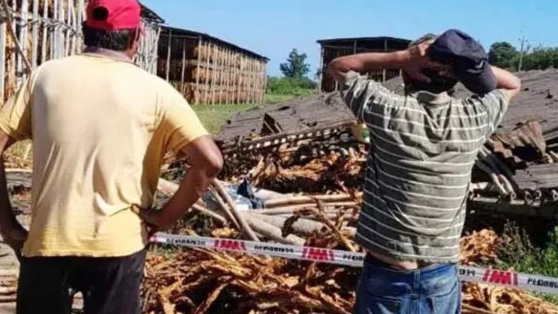 Urgente: se derrumb� un galp�n en una tabacalera y muri� un trabajador