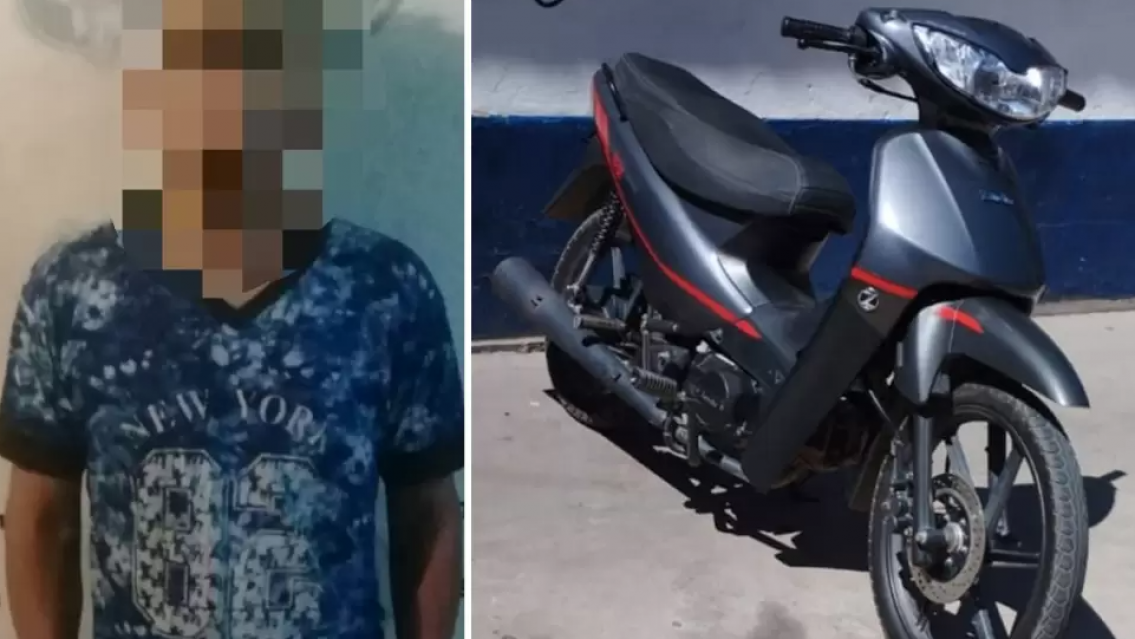 Agarraron al juje�o que se lleva tu moto cuando vos est�s bailando