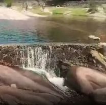 Murió una nena en un río: creen que "la aspiró un caño"