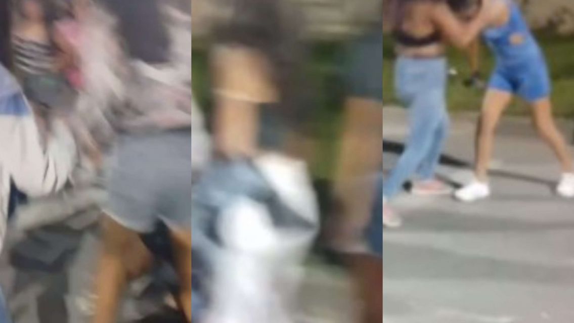 Terrible pelea en el corso: Juje�as se agarraron de las mechas