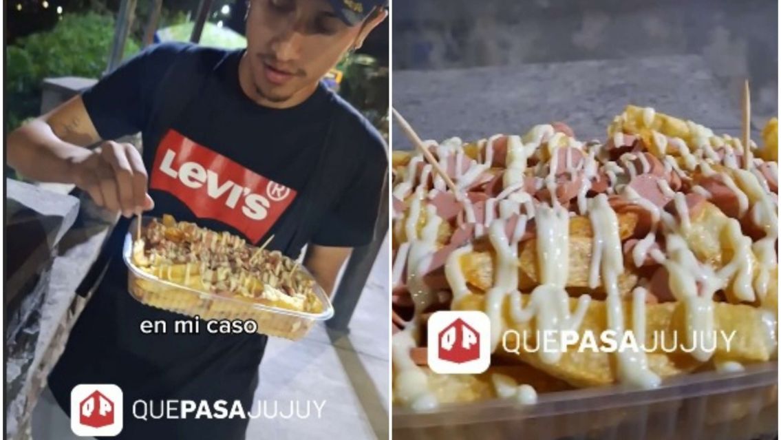 Nos animamos a probar las salchipapas de 2500 pesos: Un verdadero manjar