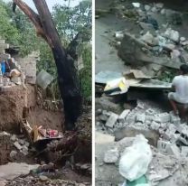 Jujeños perdieron todo lo que tenían en su casa por la crecida de un arroyo