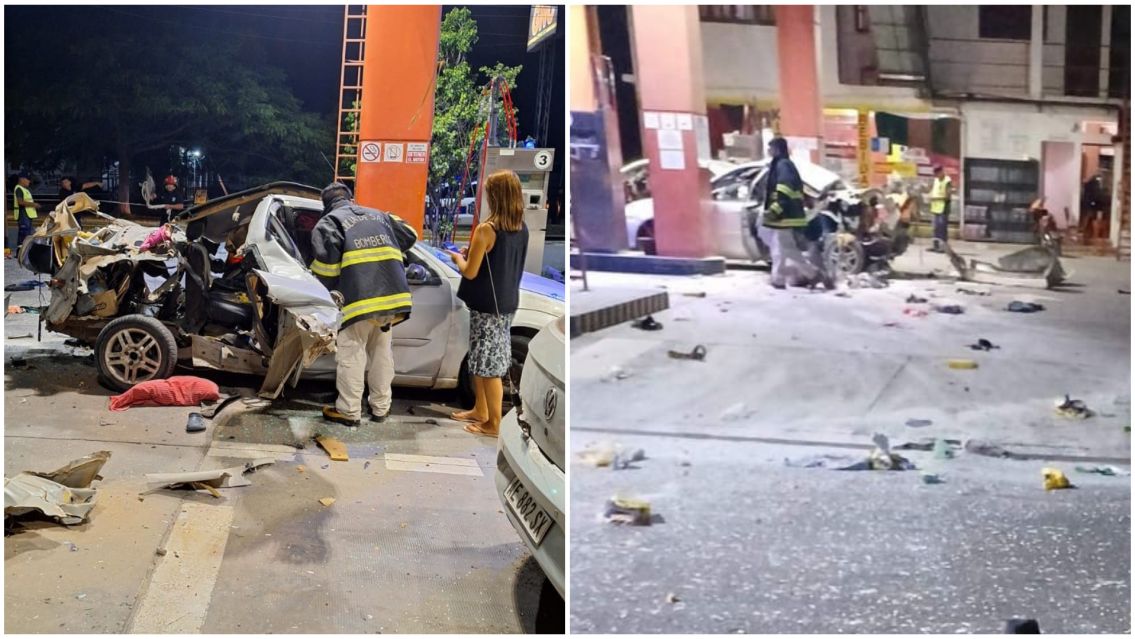 Explotó auto en estación de GNC: revelaron quiénes son los heridos e internados