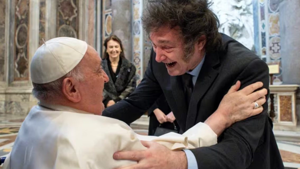 El emocionante encuentro entre Javier Milei y el Papa Francisco: "Histórico"