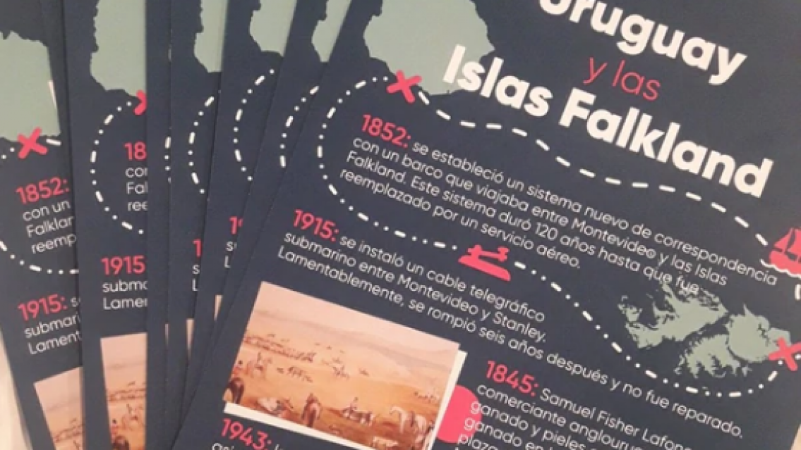 Uruguayos promocionan a las Malvinas como "Falklands"