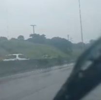 Jujeño se metió en contramano por la autopista: Casi una tragedia 