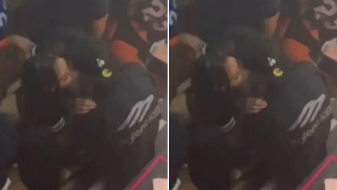 Filtraron más fotos de Peso Pluma bien cariñoso con otra mujer en el boliche