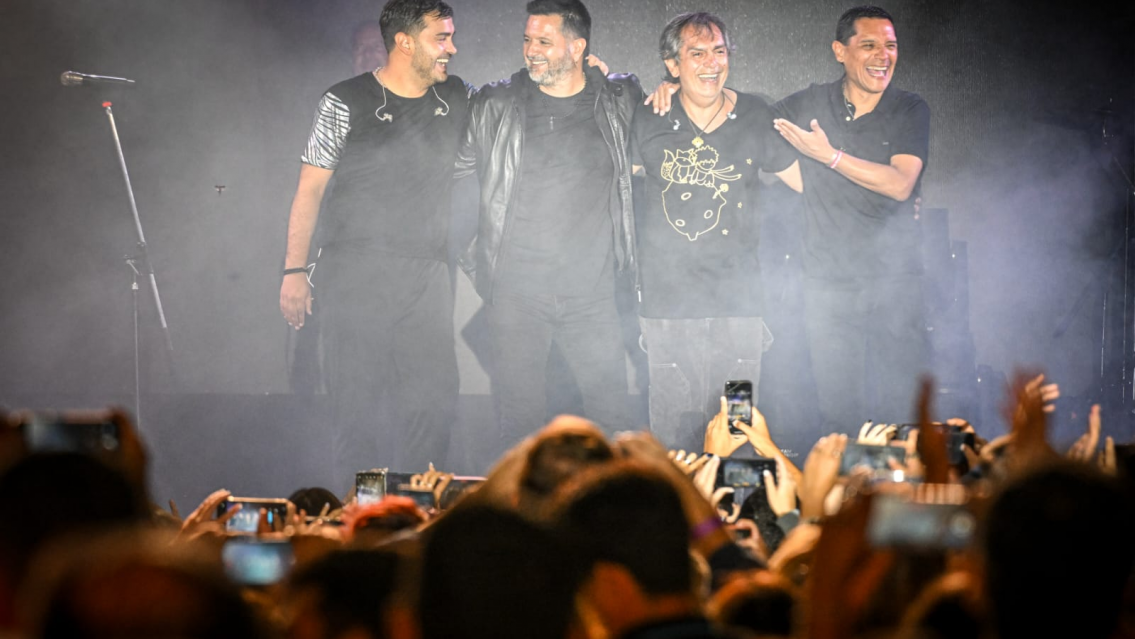 Así fue el show de Los Nocheros con Jorge Rojas de nuevo, "un sueño"