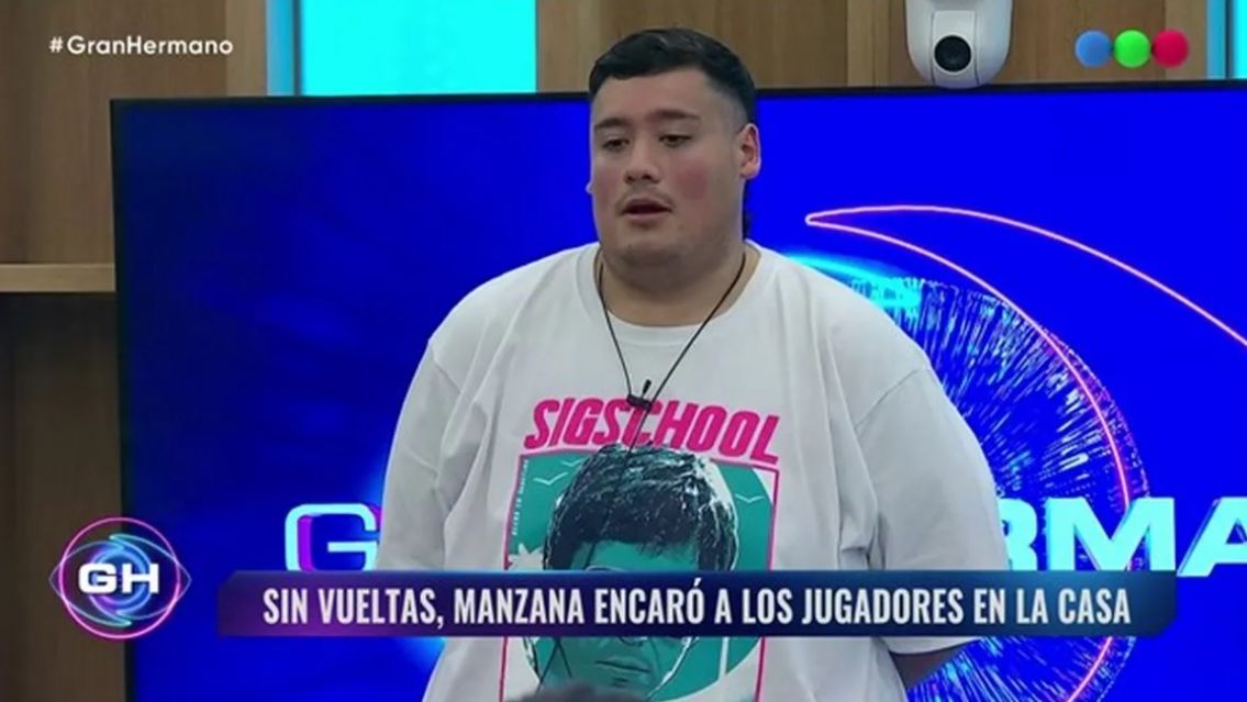 El asqueroso gesto de Manzana que indign�: piden que sea expulsado de Gran Hermano