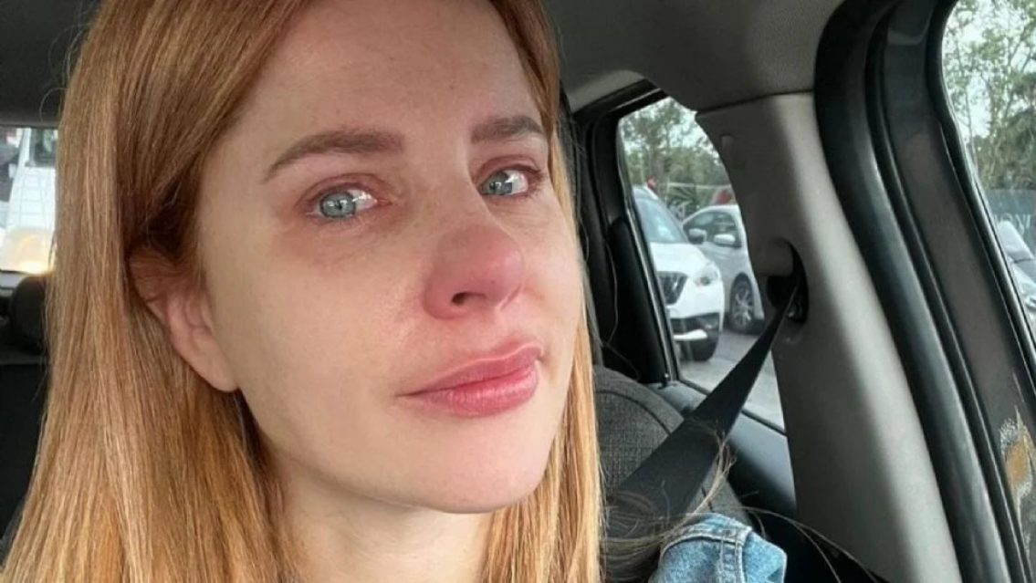 "¡Qué injusto!", Agustina Kämpfer rompió en llanto al ver así a su hijito