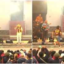 El tenso momento que se vivi&oacute; en plena Seranata: el susto de L&aacute;zaro Caballero