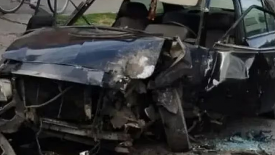 "Estaba obsesionado", así quedó el auto. Joven provocó el choque de su novia y ella murió
