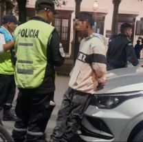 Jujeño se metió en contramano en pleno centro y atropelló a un policía