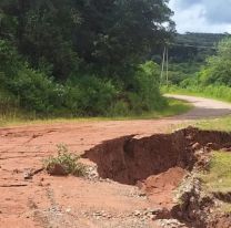 Las lluvias arrasaron con los caminos de Ocloyas y la Ruta N° 35 está intransitable