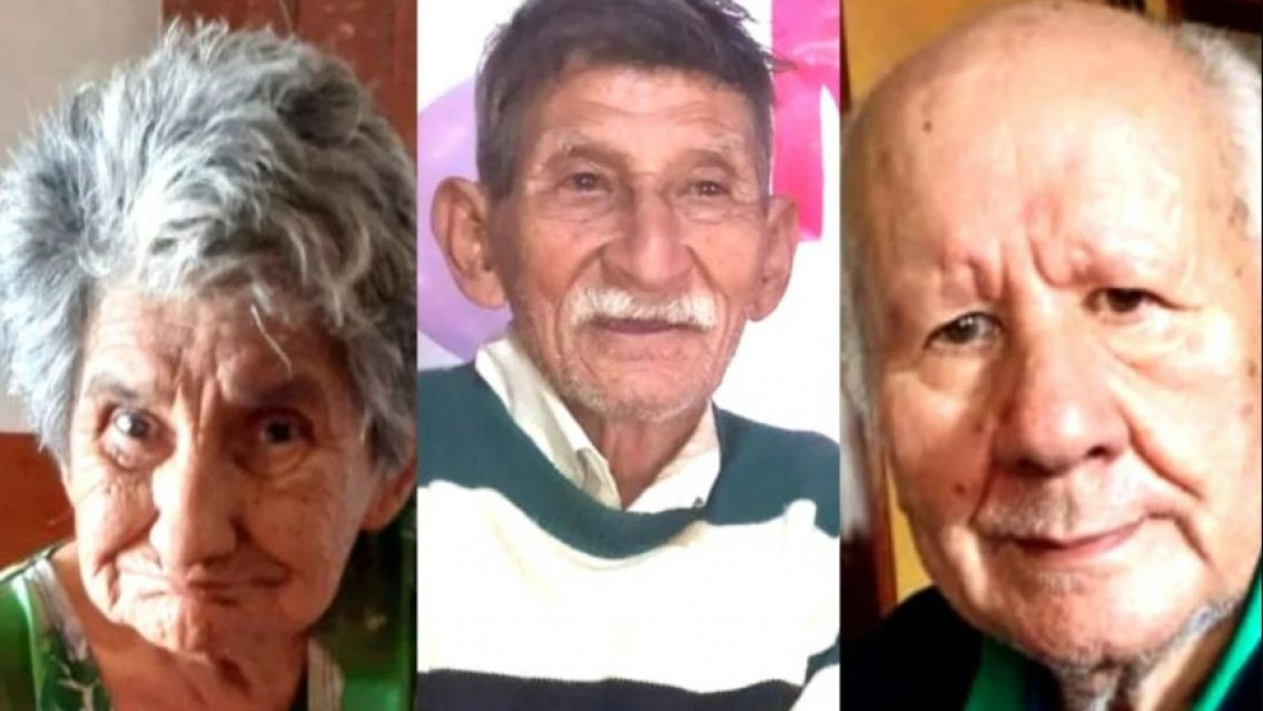 María, Gabriel y Luis son los 3 abuelos desaparecidos en Jujuy: Sus familias no dan más