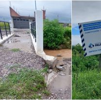 Palpalá: Un puente que no fue inaugurado ya tiene problemas