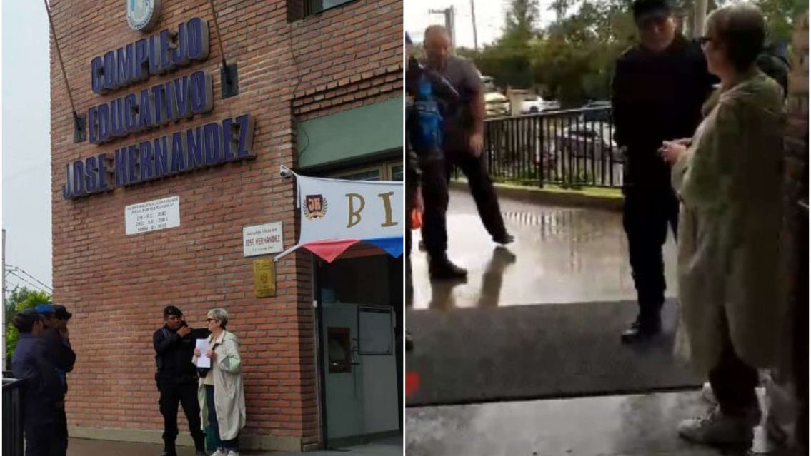 Esc�ndalo en un colegio de Jujuy: Sacan con la polic�a a una referente gremial