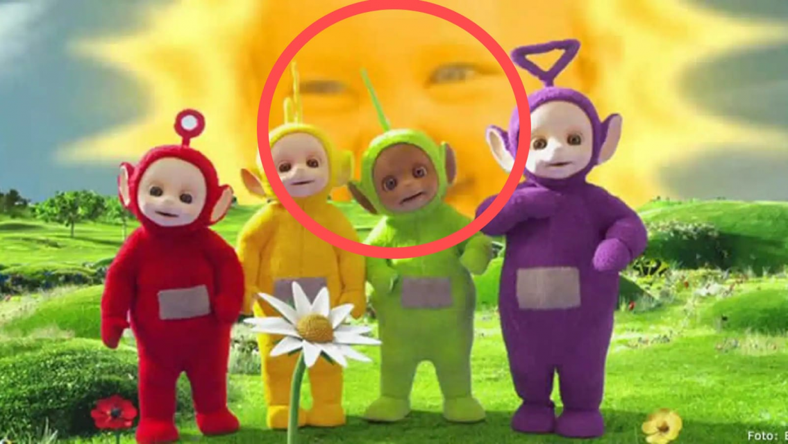 As� est� hoy el sol de los Teletubbies, present� a su hijo y las redes sociales estallaron