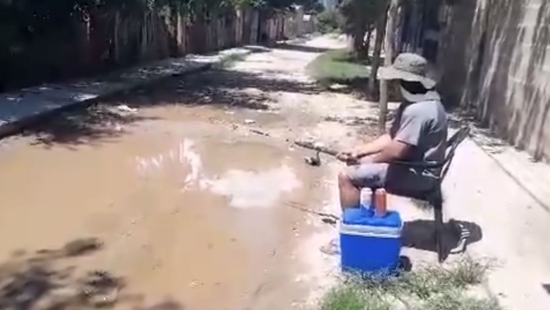 En San Pedro ya se puede pescar en las calles: Reír para no llorar