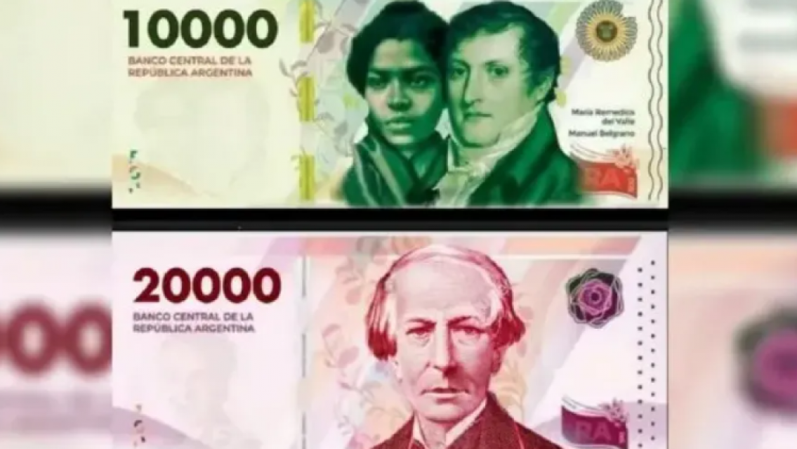 Es oficial: en el segundo semestre empiezan a circular los billetes de 10000 y 20000