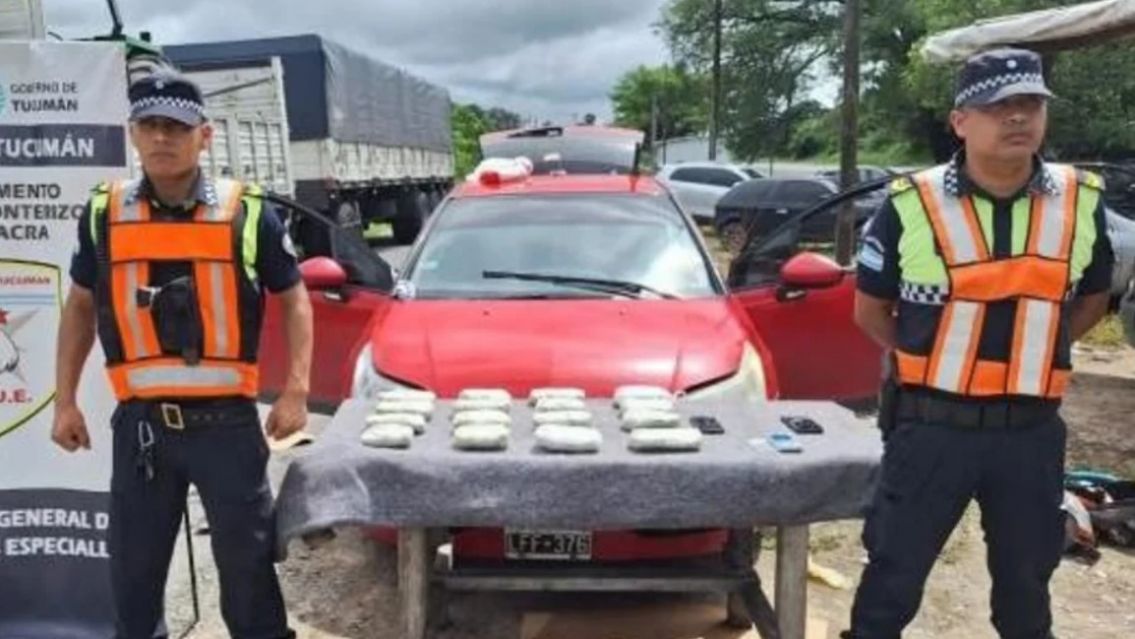 Jujeño fue atrapado con más de 4 kilos de marihuana