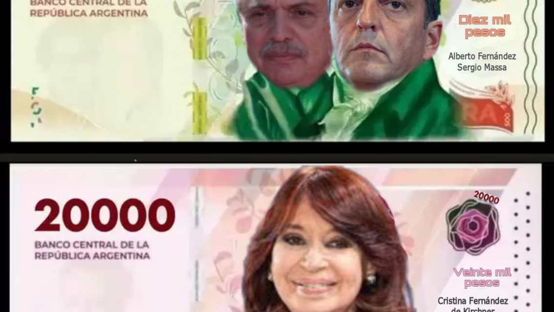 Polemiqu�simo, proponen a Massa y CFK para los nuevos billetes. "Es ir�nico"