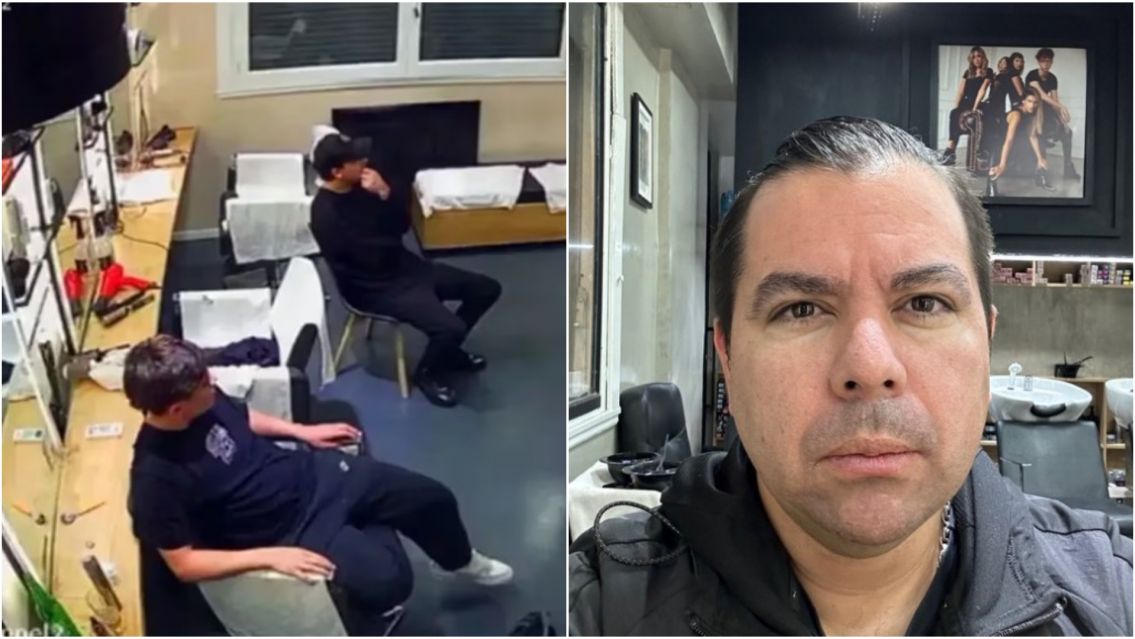 Las palabras que pronunci� el joven antes de matar al peluquero