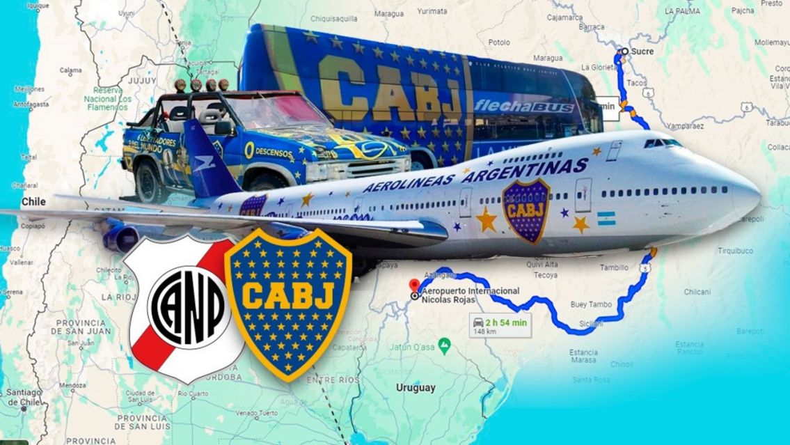 El ins�lito viaje que har� Boca a Bolivia por Copa Sudamericana: "En 4x4"