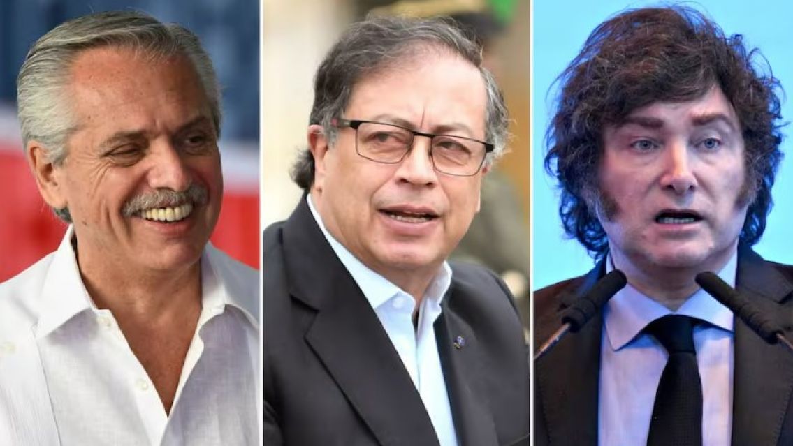  Alberto Fern�ndez defendi� a Gustavo Petro luego del ataque de Javier Milei